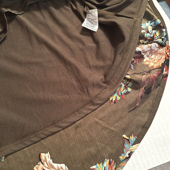 Umgee floral bell sleeve swing dress/tunic size small 🧡 - Picture 10 of 15